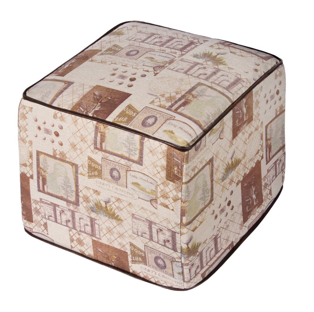 L900N-GOLF Square Ottoman 18